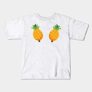 Skull Pineapple Aloha Hawaii Hawaiian Funny Kids T-Shirt